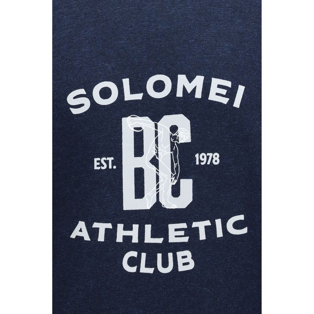 Brunello Cucinelli Blue Cotton Sweatshirt