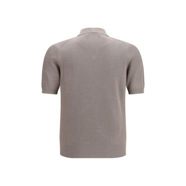 Brunello Cucinelli Gray Cotton Dress Shirt