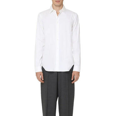 Gucci White Cotton Dress Shirt