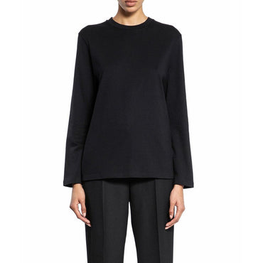 Jil Sander Black Cotton Long Sleeve T-Shirt
