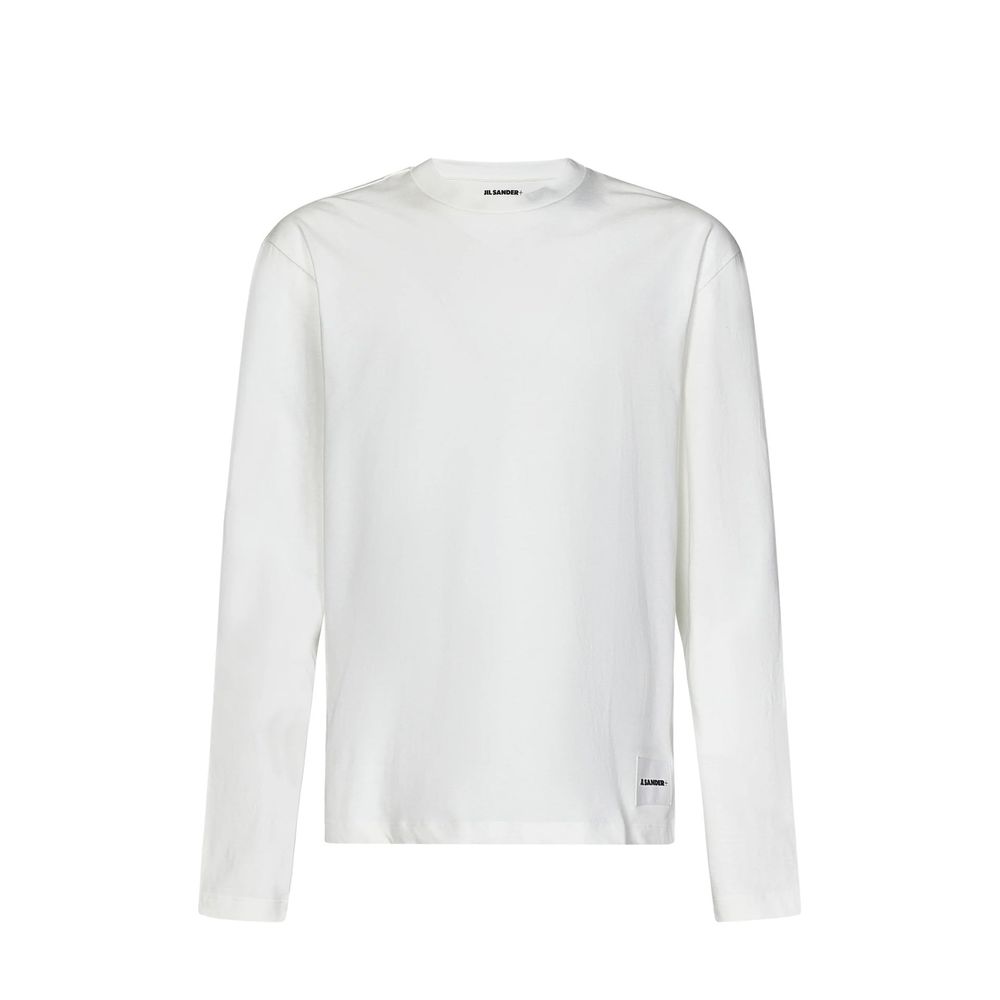 Jil Sander Black Cotton Long Sleeve T-Shirt