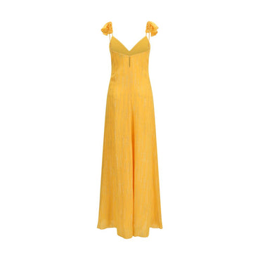 Forte_Forte Orange Viscose Casual Dress