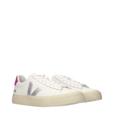Veja Blue Leather Low Top Sneakers