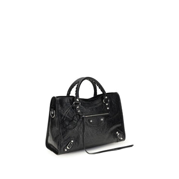 Balenciaga Black Lamb Ovis Aries Aries Shoulder Bag