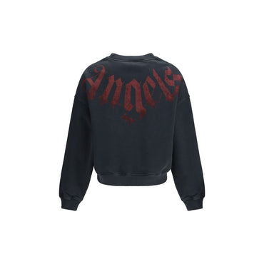 Palm Angels Black Cotton Sweatshirt