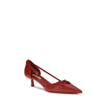 Prada Red High Heel Pumps