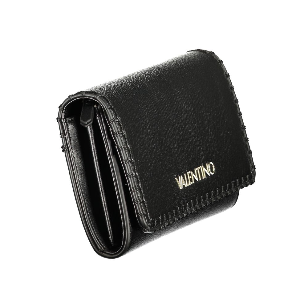 Valentino Black Polyurethane Women's Wallet