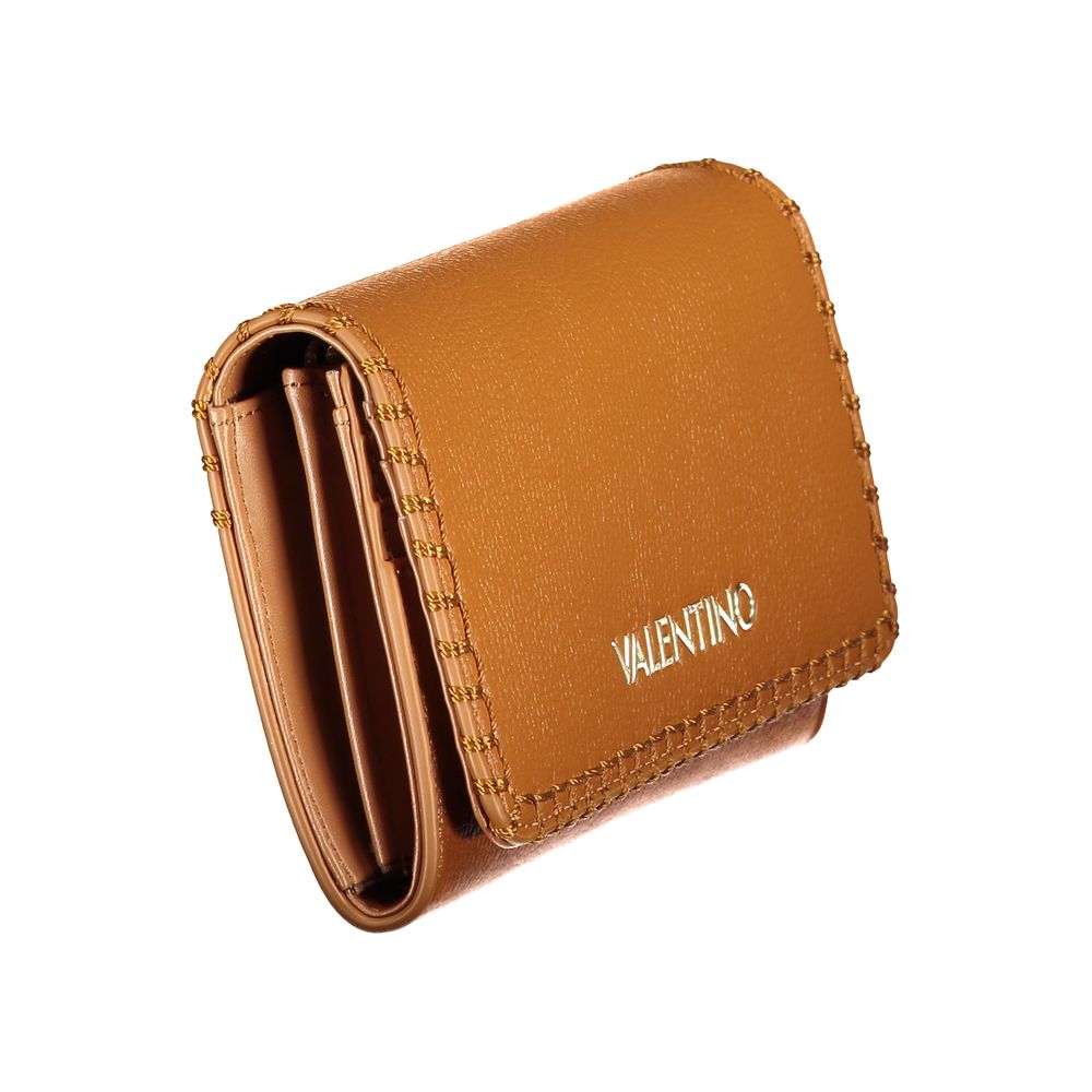 Valentino Brown Polyethylene Wallet