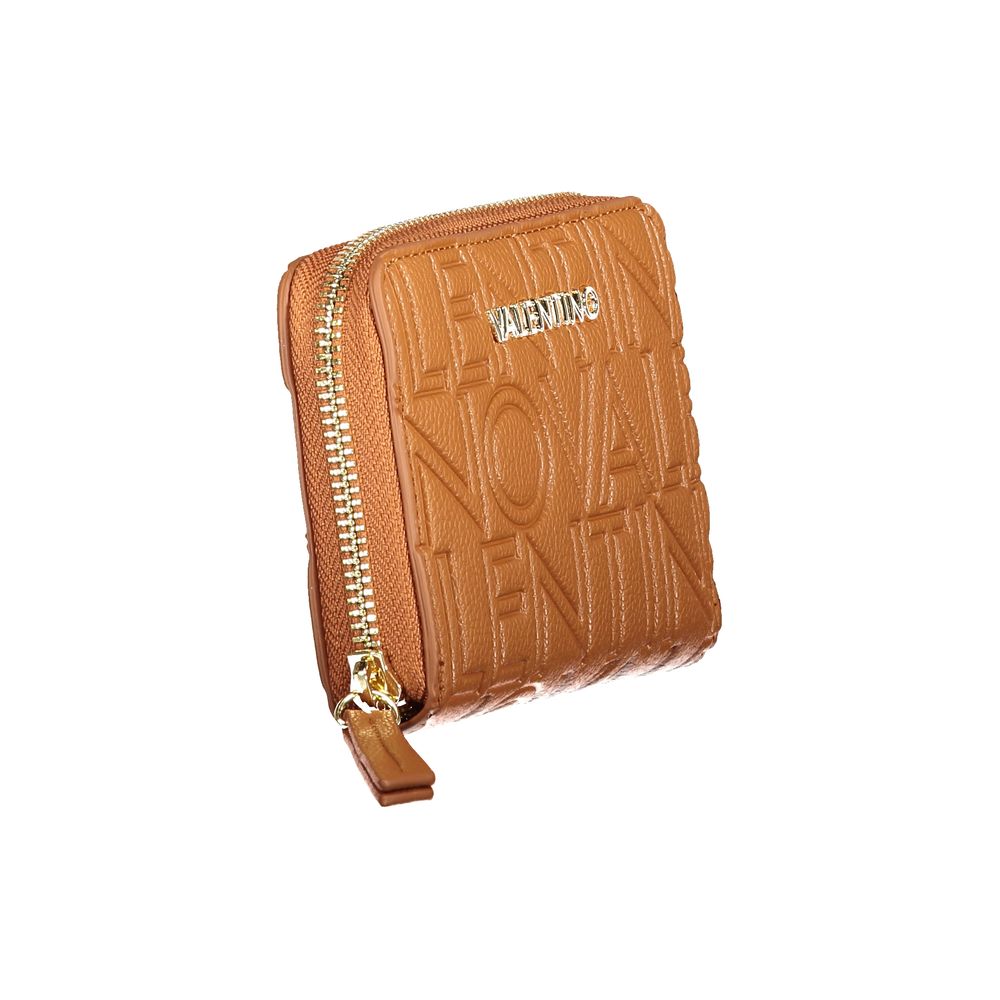 Valentino Brown Polyethylene Wallet