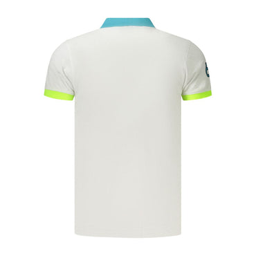 Norway 1963 White Cotton Polo Shirt