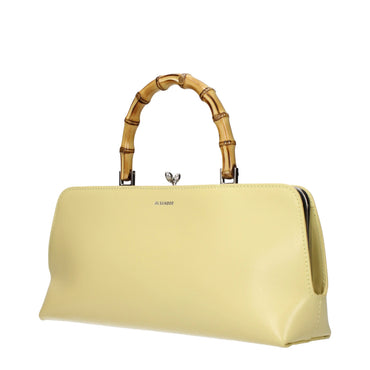 Jil Sander Yellow Leather Handbag
