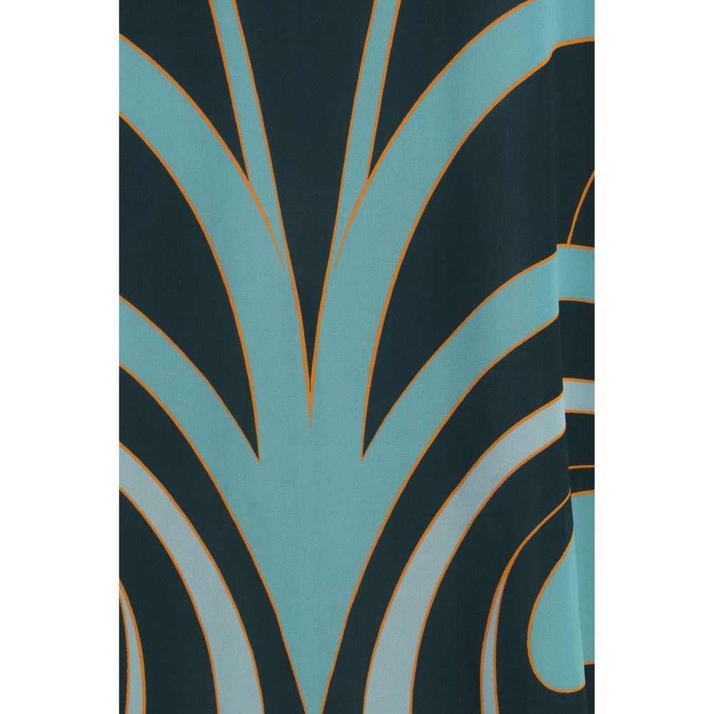 La Double J Blue Silk Cocktail Dress