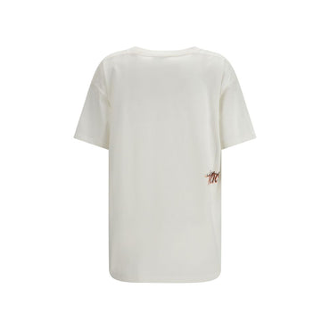 The Attico White Cotton T-Shirt