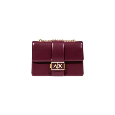 Armani Exchange Bordeaux Polyester Handbag