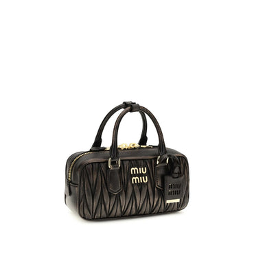 Miu Miu Brown Lamb Ovis Aries Aries Handbag