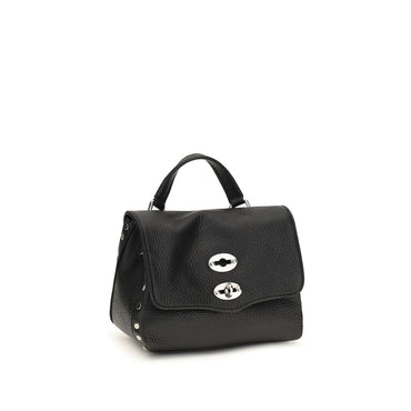 Zanellato Black Calf Leather Bos Taurus Shoulder Bag