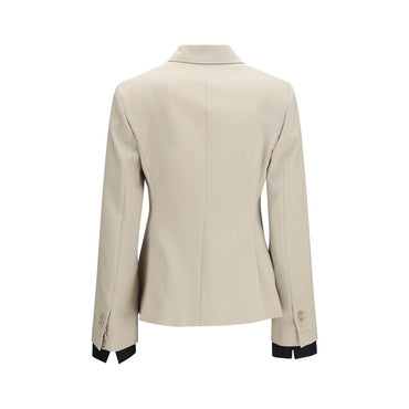 Max Mara Beige Wool Oves Aries Blazer