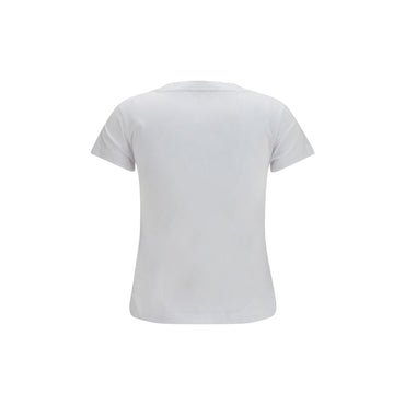 Ganni White Cotton Sweatshirt