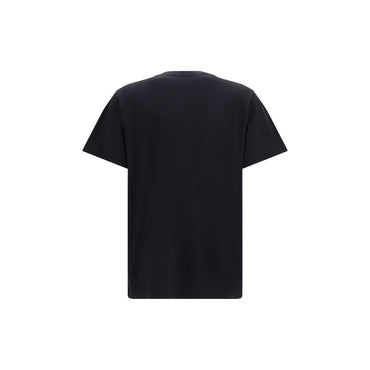 Ganni Black Cotton T-Shirt
