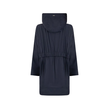 Herno Blue Elastane Coat