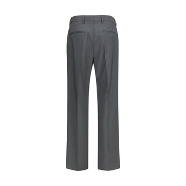 Valentino Gray Wool Oves Aries Dress Pants