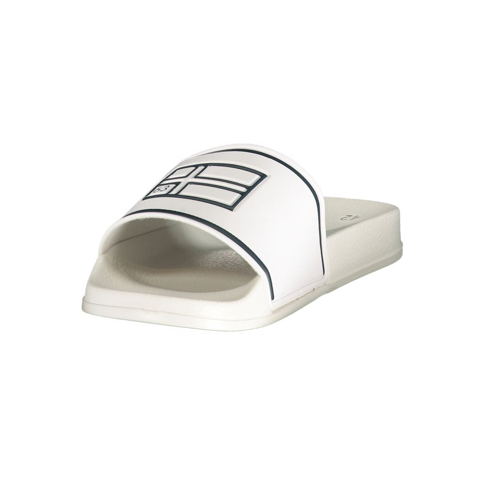 Norway 1963 White Polyethylene Flat Sandals
