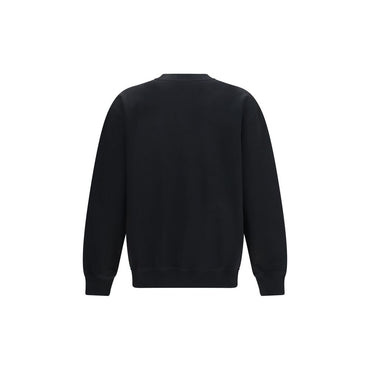 Balmain Black Cotton Sweatshirt