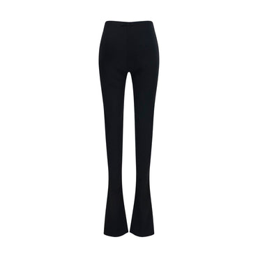 Gucci Black Viscose Flared Pants
