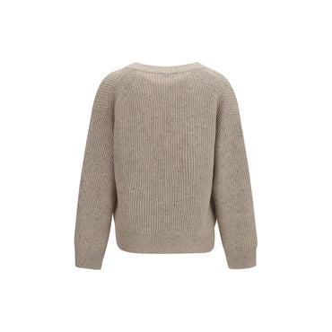 Brunello Cucinelli Beige Cashmere Sweatshirt
