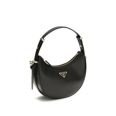 Prada Black Calf Leather Bos Taurus Backet Bag