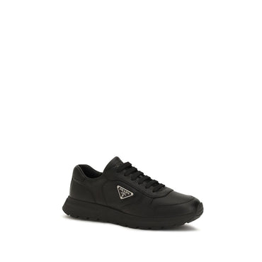 Prada Black Polyester Athletic Sneakers