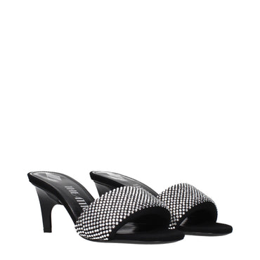 Prada Black Fabric Stiletto Heel Sandals