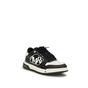 Amiri Black Calf Leather Bos Taurus Low Top Sneakers