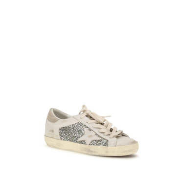 Golden Goose Beige Calf Leather Bos Taurus Sneakers