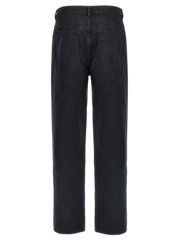 A.P.C. Black Cotton Straight-Leg Jeans
