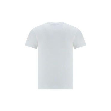 Comme Des Garçons Play White Cotton T-Shirt