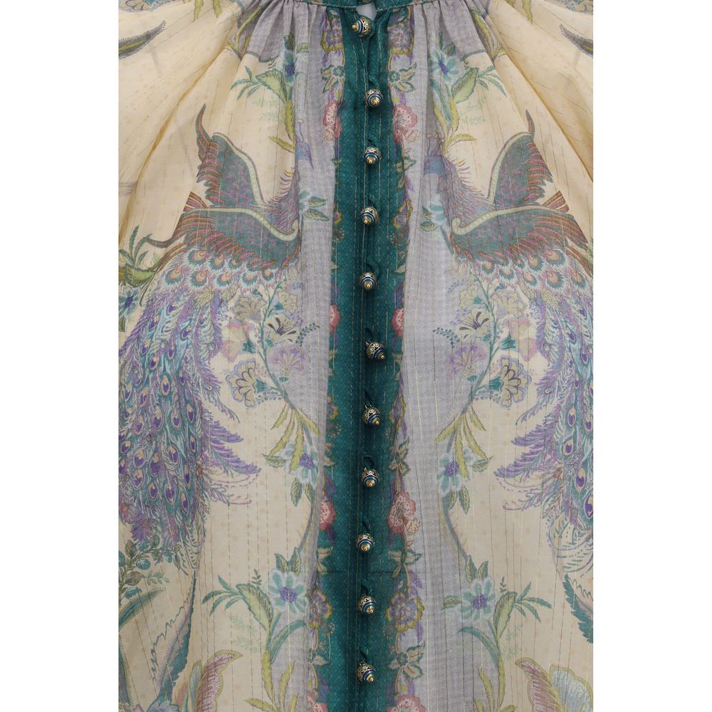 Zimmermann Multicolor Cotton Pattern Shirt