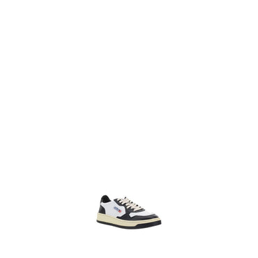 Autry White Calf Leather Bos Taurus Athletic Sneakers