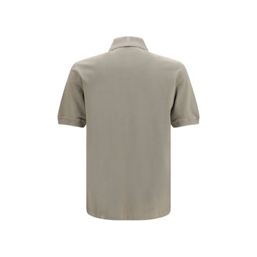 Brunello Cucinelli Bicolor Cotton Polo Shirt
