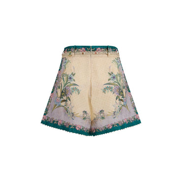 Zimmermann Multicolor Linen Bermuda Shorts