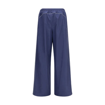 Balenciaga Blue Cotton Athletic Pants