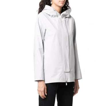 Herno Gray Polyester Shell Jacket