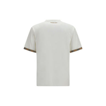 Burberry White Cotton T-Shirt