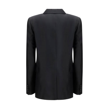 Khaite Black Wool Oves Aries Blazer