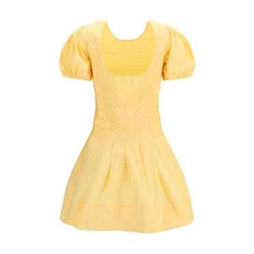 Ganni Bicolor Cotton Casual Dress