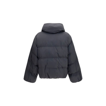 Balmain Black Viscose Full-Length Jacket