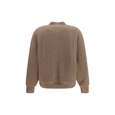 Brunello Cucinelli Beige Cashmere Bomber