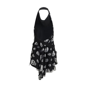 Alexander McQueen Black Silk Sleeveles T-Shirt