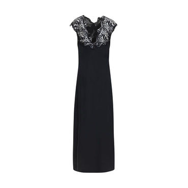 Ferragamo Black Silk Cocktail Dress