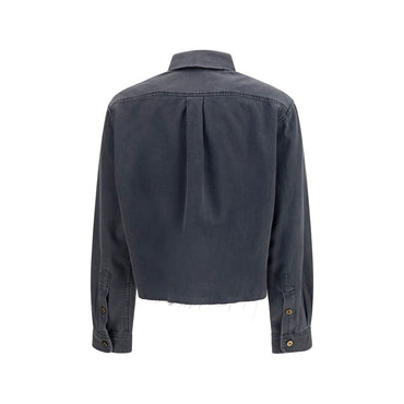 Miu Miu Gray Denim Shirt